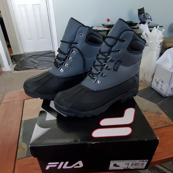 fila steel toe boots
